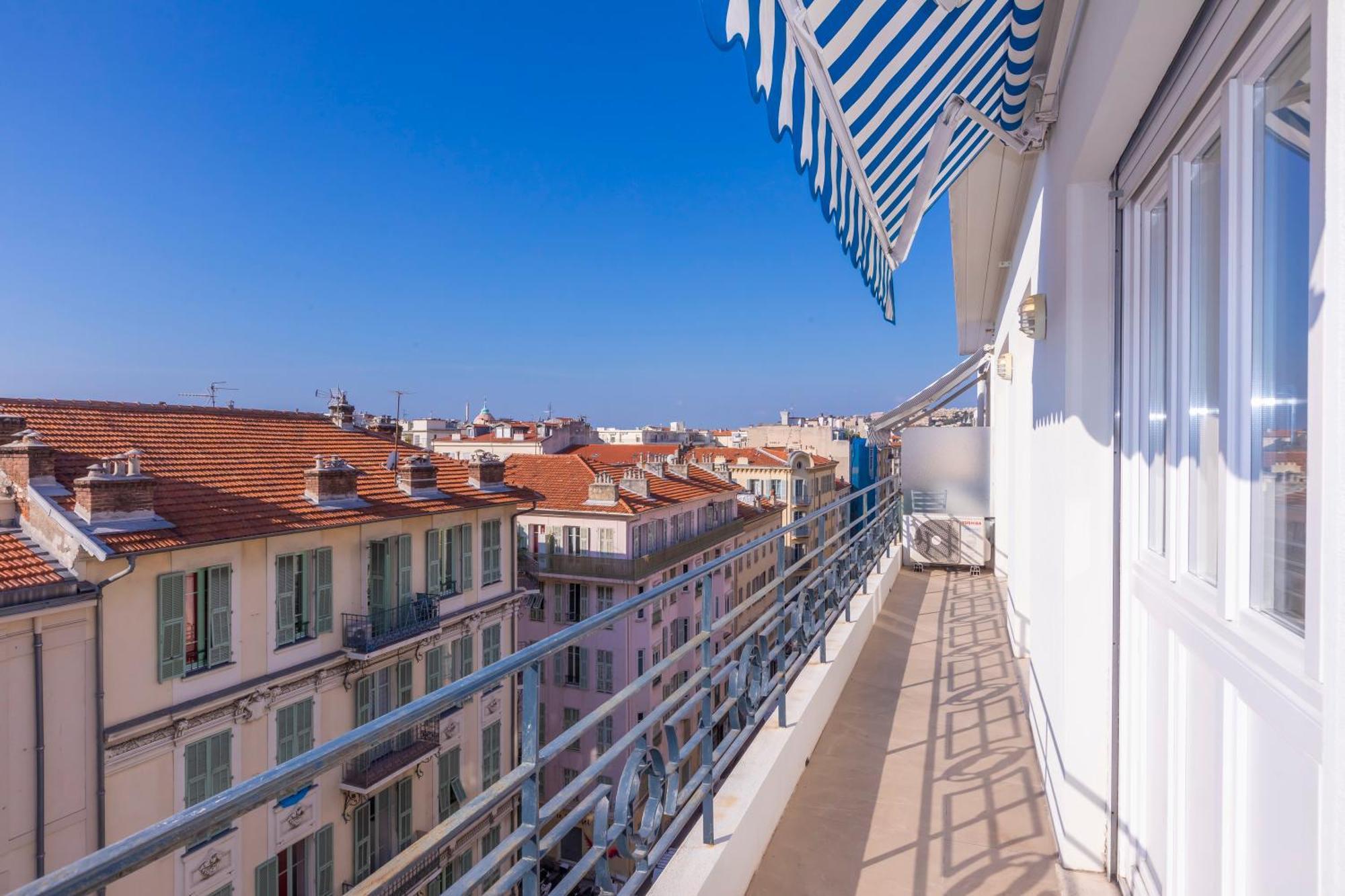 Rooftop At Palais De La Buffa - Happy Rentals Nice Dış mekan fotoğraf